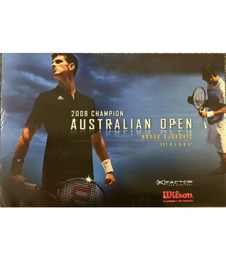 Babolat Poster 4-7: Djokovic 2008 Australian Open (32"x22")