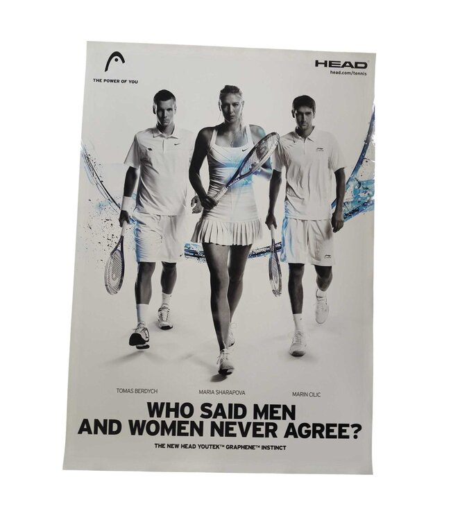 Poster 2-7: Berdych Sharapova Cilic (16.5"x23.5")