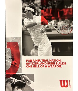 Wilson Poster 5-8: Federer Swiss Weapon (18"x24")