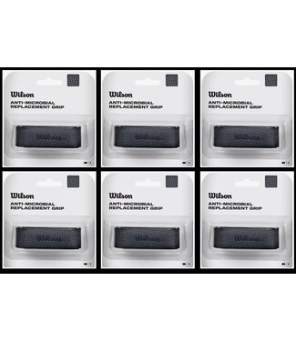 Wilson Dual Performance Anti-Microbial Replacement Grip 6-pack