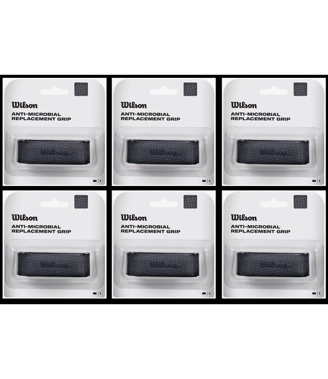 Wilson Dual Performance Anti-Microbial Replacement Grip 6-pack