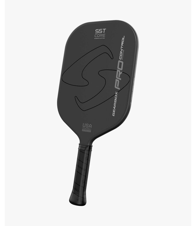 Gearbox Pro Control Integra Pickleball Paddle (Black / Silver)
