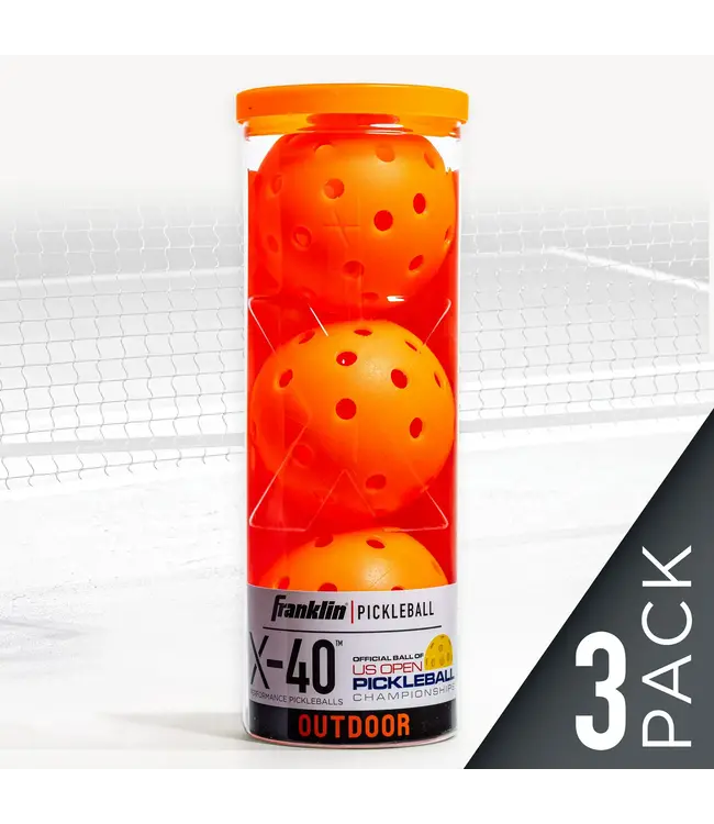 Franklin Sports Inc. Pickleball X-40 Outdoor 3 Pack