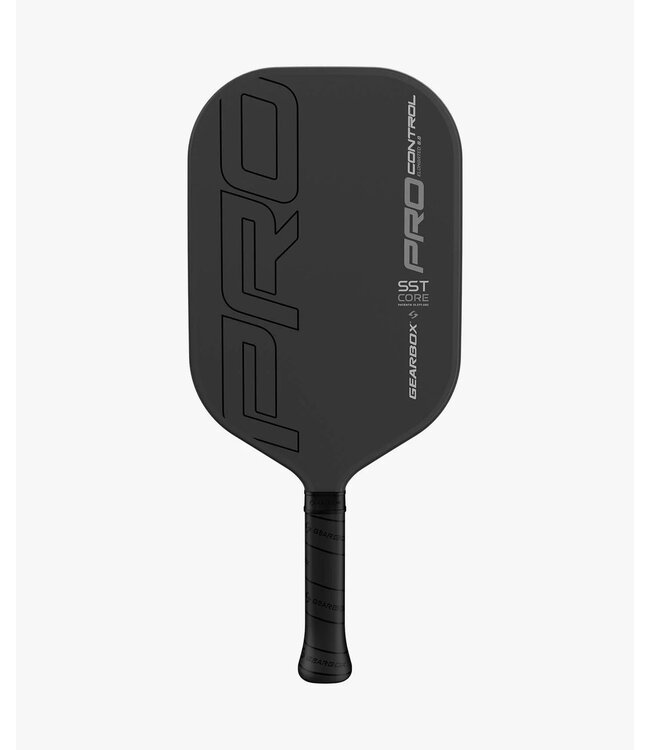 Gearbox Pro Elongated Control Pickleball Paddle (Black / Silver)