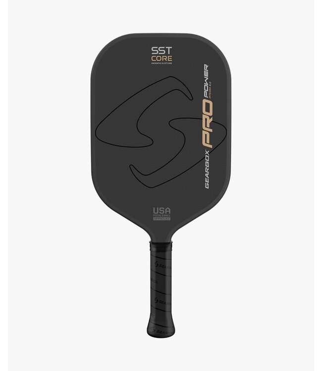 Gearbox Pro Power Integra Pickleball Paddle (Black / Gold)