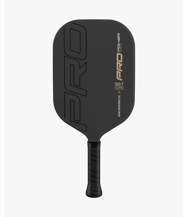 Gearbox Pro Power Integra Pickleball Paddle (Black / Gold)