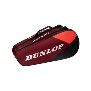 Dunlop CX Club 6 Racket Bag (Black/Red)