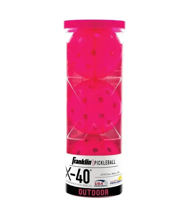 Franklin Sports Inc. Pickleball X-40 Outdoor 3 Pack