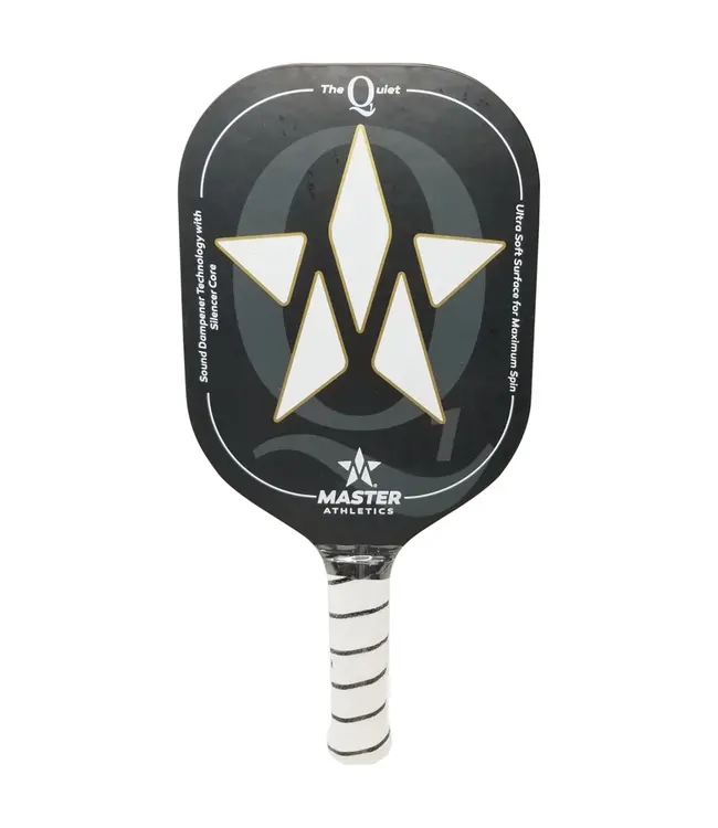 Master Athletics Q1 Pickleball Paddle Black/White 10.5mm