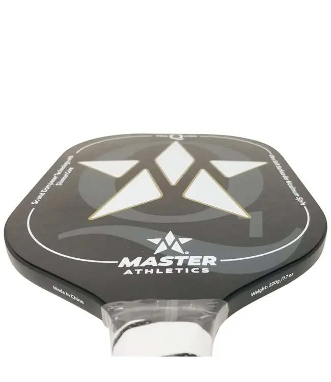 Master Athletics Q1 Pickleball Paddle Black/White 10.5mm