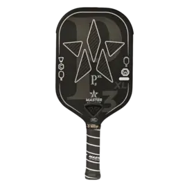 Master Athletics P3XL Pickleball Paddle Black/Silver 16mm