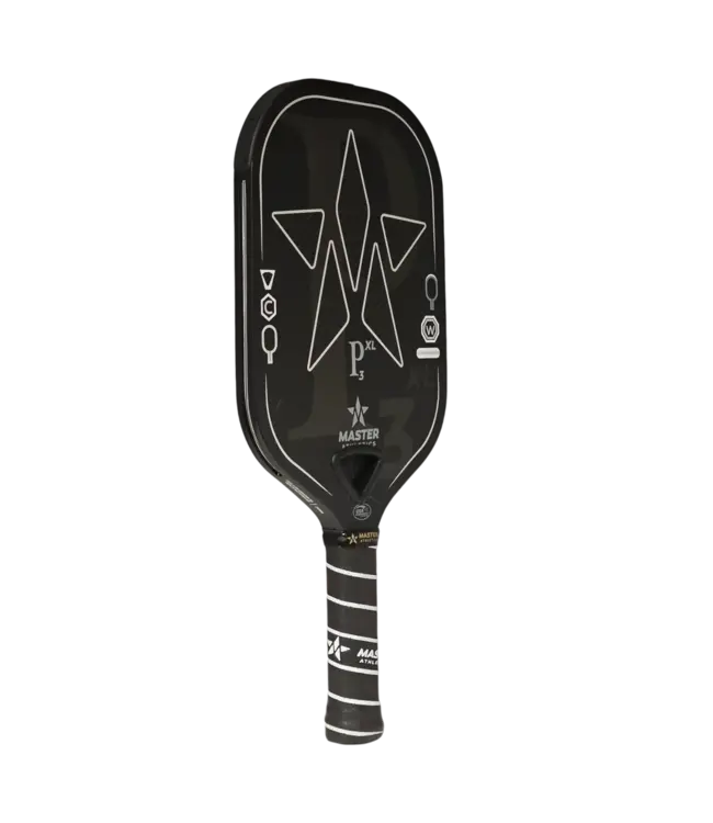 Master Athletics P3XL Pickleball Paddle Black/Silver 16mm