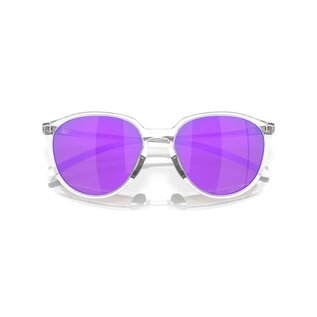Oakley Sielo Sunglasses (Polished Chrome Frame) - Prizm Violet Lenses
