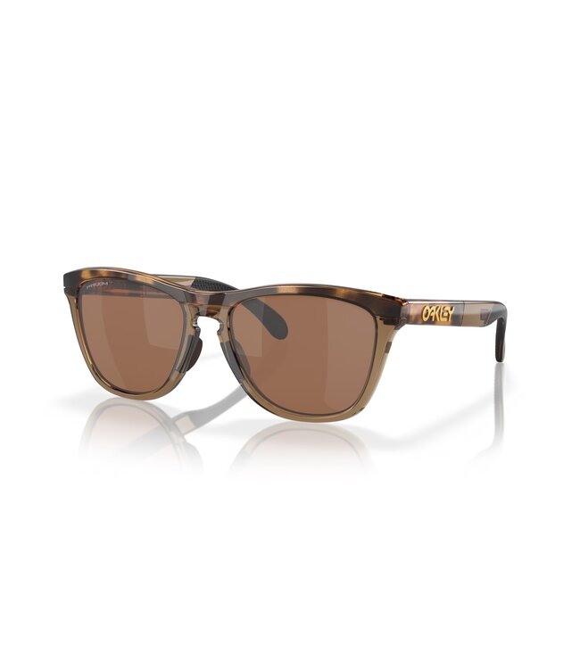Oakley Frogskins Sunglasses (Brown Tortoise / Brown Smoke Frame) - Prizm Tungsten Lenses