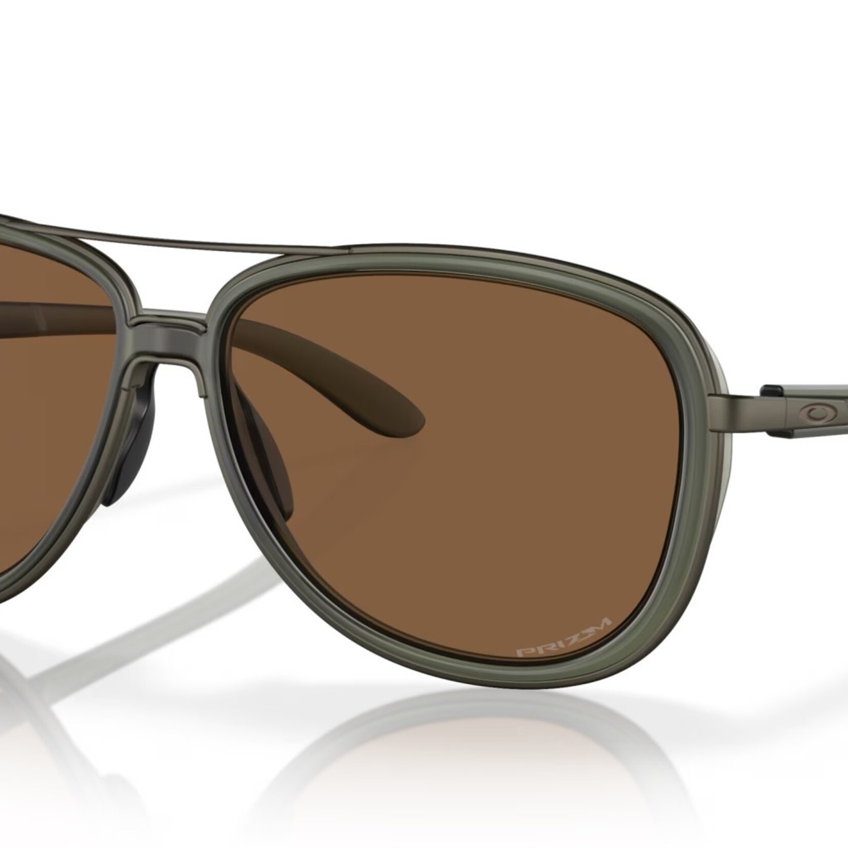 Split Time Sunglasses Matte Olive Ink Frame Prizm Bronze Lenses Game Set Match Inc