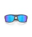 Oakley Drop Point Sunglasses (Matte Dark Grey Frame) - Prizm Sapphire Polarized Lenses