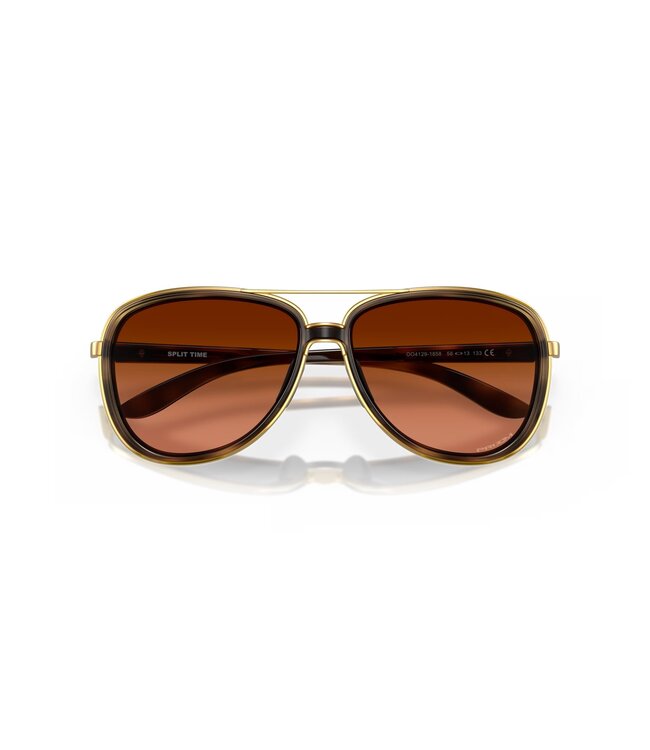 Oakley Split Time Sunglasses (Brown Tortoise Frame) - Prizm Brown Gradient Lenses