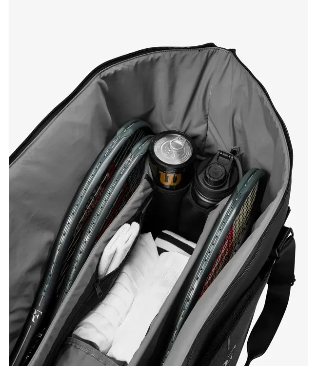 Wilson RF Practice Racquet Bag 6 Pack Laver Cup Black