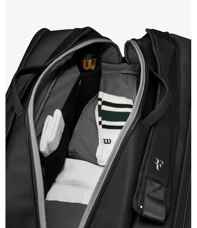Wilson RF Tournament Racquet Bag 15 Pack Black