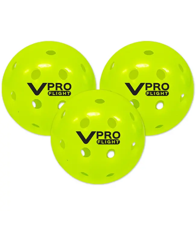 Vulcan Pro Flight Outdoor Pickleball 3 Pack