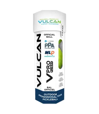 Vulcan Pro Flight Outdoor Pickleball 3 Pack