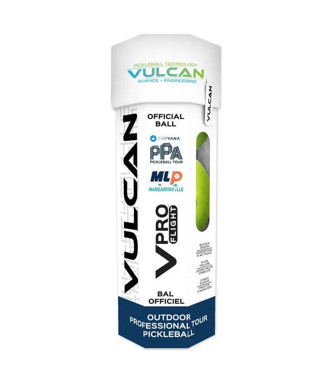 Vulcan Pro Flight Outdoor Pickleball 3 Pack