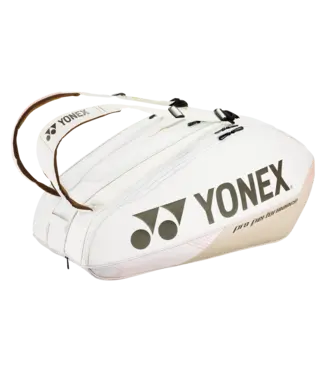 Yonex 2024 Pro 9-Pack Racquet Bag Sand/Beige