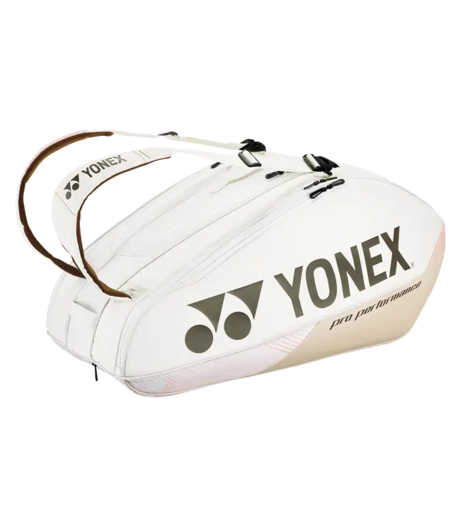 Yonex 2024 Pro 9-Pack Racquet Bag Sand/Beige