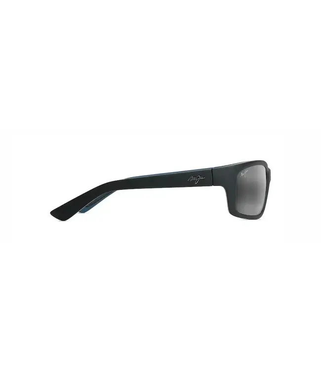 Maui Jim Grey Kanaio Coast Matte Black/White/Blue