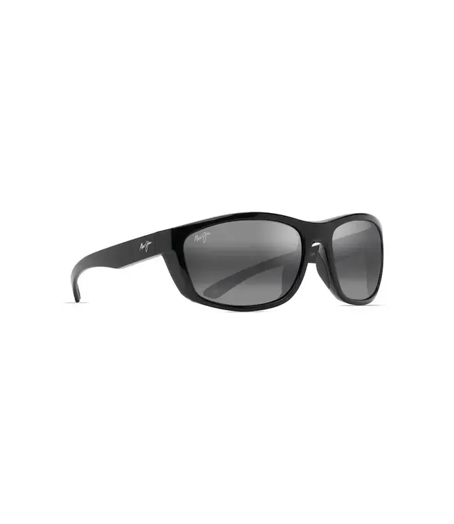 Maui Jim Grey Nuu Landing Black Gloss w/ Black RBR