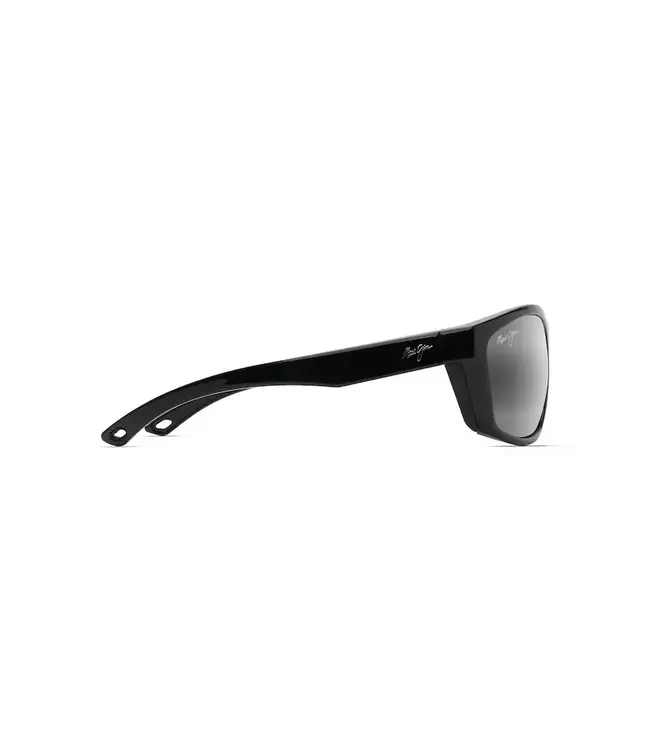 Maui Jim Grey Nuu Landing Black Gloss w/ Black RBR