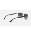 Rayban RB3569 Black on Silver/Lt. Grey Grad. Drk. Gry