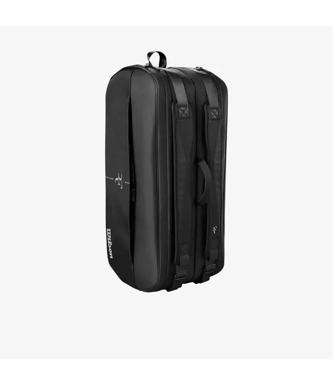 Wilson RF Tournament Racquet Bag 9 Pack Laver Cup Black