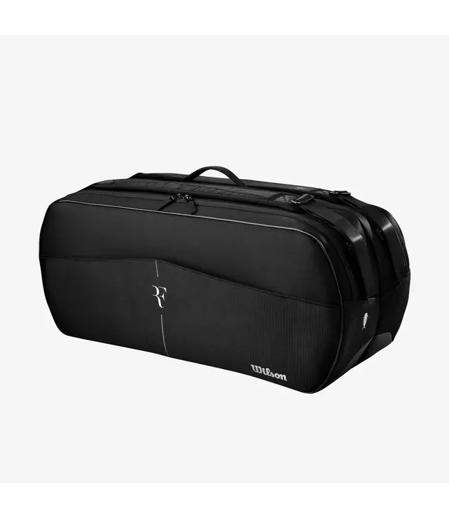 Wilson RF Tournament Racquet Bag 9 Pack Laver Cup Black