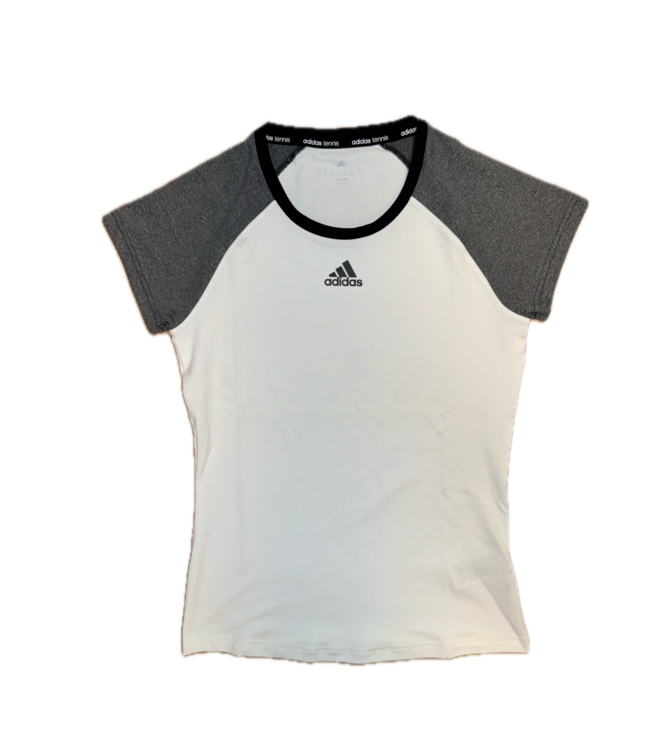 Adidas Womens Tennis Tee S - White