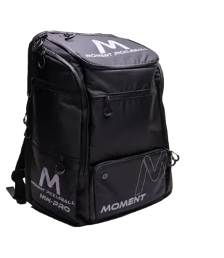 Moment Pickleball MW-Pro Travel Backpack Black w/ Silver