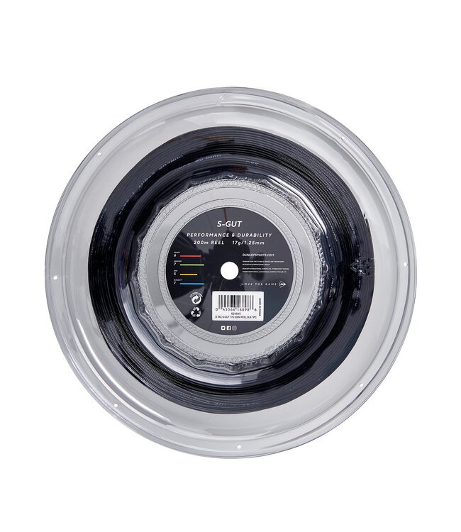 Dunlop S Gut 17g Black 1.25mm REEL 200M