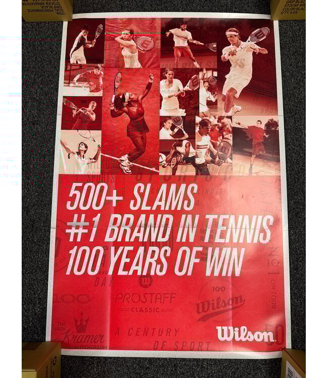 Wilson Wilson 100 Years Poster 24" x 36"