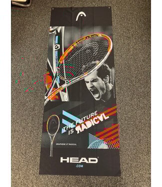 Andy Murray Head Radical Banner 32" x 79"