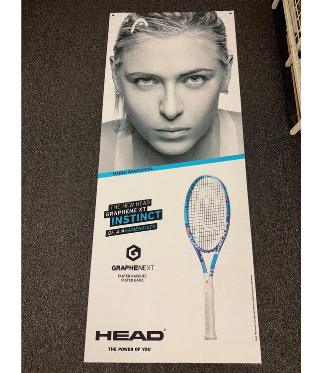 Sharapova Head Instinct Banner 32" x 79"