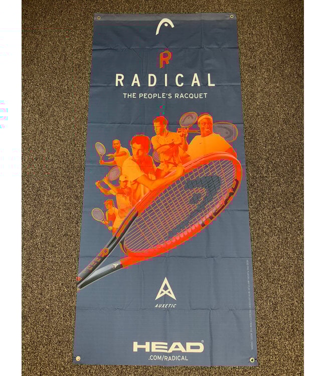 Head Radical Peoples Racquet Banner 32" x 71"