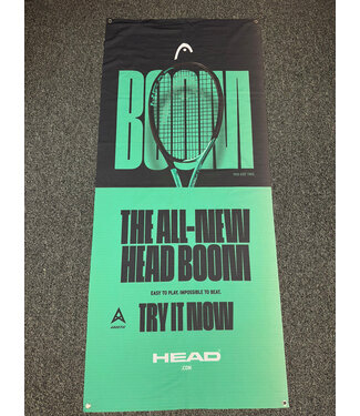 Head Boom Banner 31" x 71"