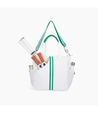 The Belle Pickleball and Tennis Tote White