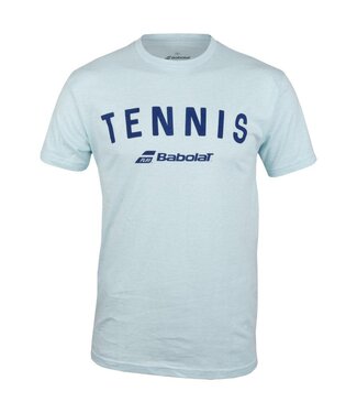 Babolat Tennis Logo Tee M's Ice Blue