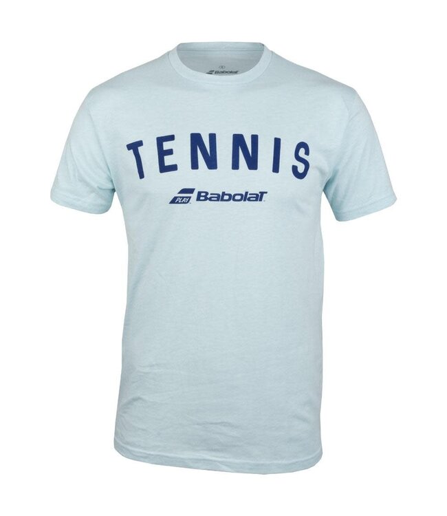Babolat Tennis Logo Tee M's Ice Blue