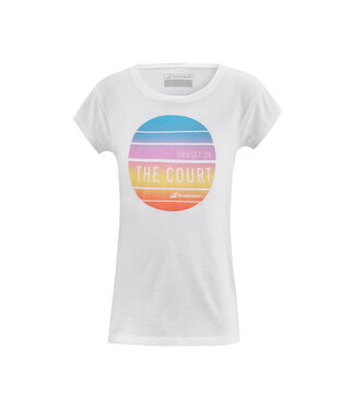 Babolat Exercise Message Tee Girl's White