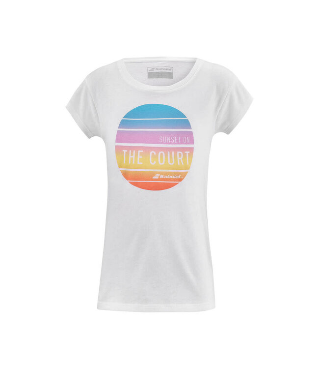 Babolat Exercise Message Tee Girl's White
