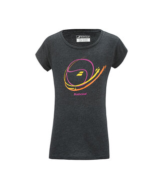 Babolat Exercise Message Tee Girl's Black