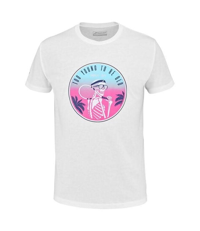 Babolat Exercise Message Tee M's White