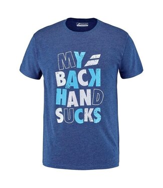 Babolat Exercise Message Tee M's Estate Blue Hthr